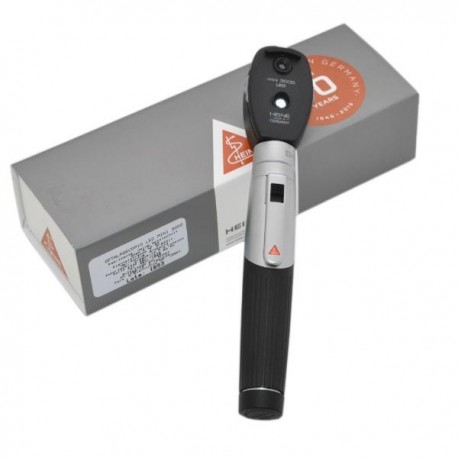 OFTALMOSCOPIO MINI 3000 LED CON MANGO A PILAS