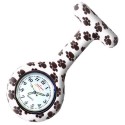 RELOJ DE SILICONA ENFERMANIA - HUELLAS B/N