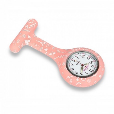 RELOJ DE SILICONA ENFERMANIA SWEET - ROSA PERLA