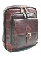 MOCHILA PIEL MARRON