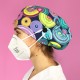 GORRO PELO LARGO CON BOTONES - PSICODELIA