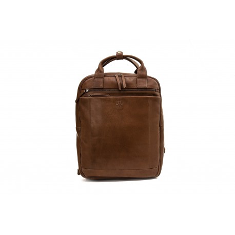 MOCHILA PIEL DENVER COLOR CUERO