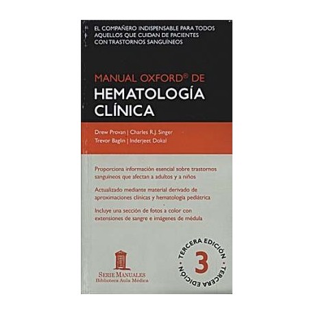 MANUAL OXFORD DE HEMATOLOGIA CLINICA