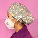GORRO PELO LARGO CON BOTONES - ALICIA
