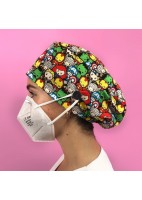 GORRO PELO LARGO CON BOTONES - SUPERHEROES
