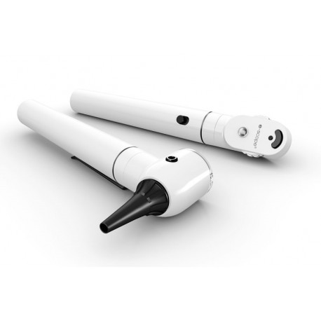 EQUIPO DIAGNOSTICO OTOSCOPIO/OFTALMOSCOPIO ILUMINACION DIRECTA VACIO E-SCOPE 2.7 BLANCO