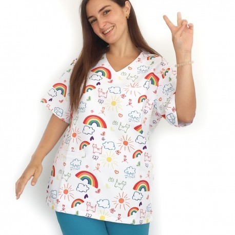 BLUSON MICROFIBRA - ARCOIRIS