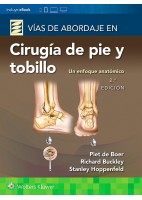 VIAS DE ABORDAJE DE CIRUGIA DE PIE Y TOBILLO. UN ENFOQUE ANATOMICO (INCLUYE EBOOK)