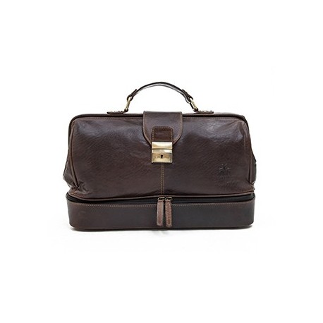 MALETIN MEDICO PIEL MARRON