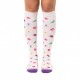 CALCETINES COMPRESIVOS ESTAMPADO BACTERIAS