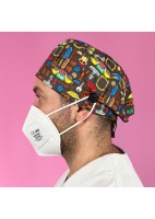 GORRO CASQUETE CON BOTONES N.U.R.S.E.S