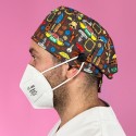 GORRO CASQUETE CON BOTONES N.U.R.S.E.S