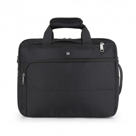 CARTERA-MOCHILA DARK NEGRA 2 DEPARTAMENTOS 15,6''