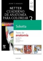 LOTE NETTER CUADERNO DE ANATOMIA PARA COLOREAR + SOBOTTA TEXTO DE ANATOMIA