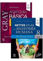 LOTE GRAY ANATOMIA BASICA + NETTER ATLAS DE ANATOMIA HUMANA ABORDAJE POR SISTEMAS