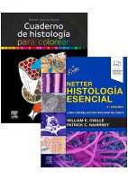 LOTE CUADERNO DE HISTOLOGIA PARA COLOREAR + NETTER HISTOLOGIA ESENCIAL
