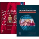 LOTE GRAY ANATOMIA PARA ESTUDIANTES + ROHEN ATLAS DE ANATOMIA HUMANA