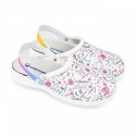 ZUECO SANITARIO ESTAMPADO - COLORFUL