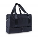 BOLSA TRES BOLSILLOS PARA ENSERES PERSONALES - COLOR NEGRO