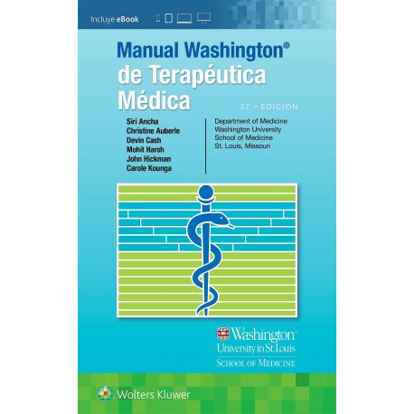 MANUAL WASHINGTON DE TERAPEUTICA MEDICA (INCLUYE EBOOK)