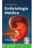 LANGMAN. EMBRIOLOGIA MEDICA (INCLUYE CONTENIDO ADICIONAL EN LINEA)