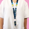 LANYARD MULTIFUNCION EIGHTIES TCAE AZUL CLASICO