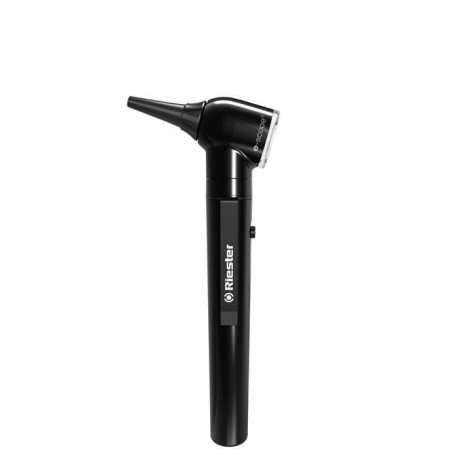 OTOSCOPIO FIBRA OPTICA E-SCOPE 3,7 V LUZ LED NEGRO