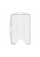 PORTA ID-TARJETAS DOBLE CARA BIDIRECCIONAL - BLANCO