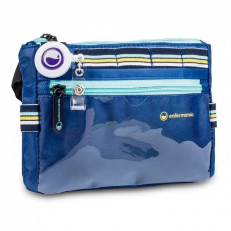 RIÑONERA ORGANIZADOR CON CINTURON EIGHTIES - AZUL