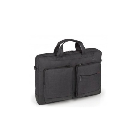 CARTERA SYSTEM 2 DEPARTAMENTOS 15.6 GRIS