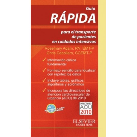 GUIA RAPIDA PARA EL TRANSPORTE DE PACIENTES EN CUIDADOS INTENSIVOS