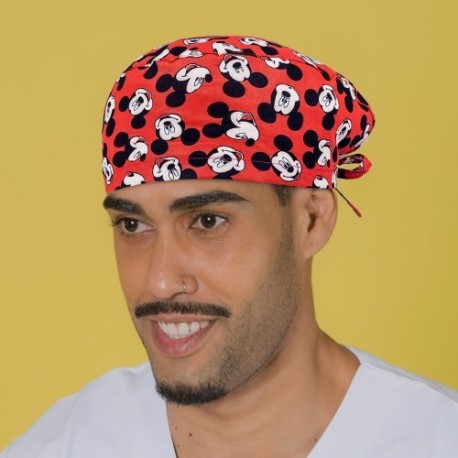 GORRO CASQUETE - MICKEY ROJO