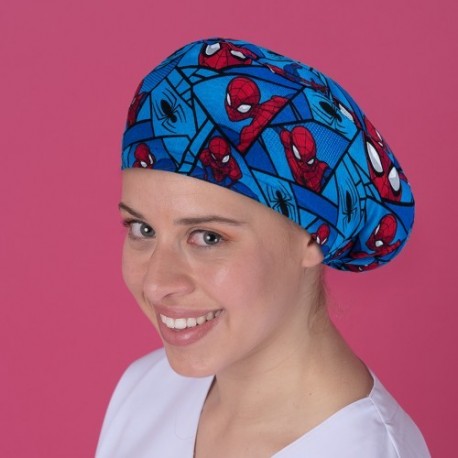 GORRO PELO LARGO - SPIDERMAN AZUL