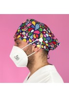 GORRO CASQUETE CON BOTONES PAISLEY